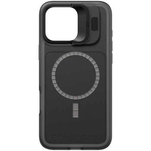 PolarPro LiteChaser BaseCase para iPhone 16 Pro Max con Protector Flip-Down y Grip Removible