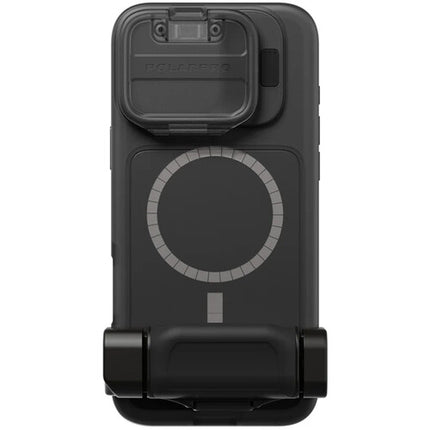 PolarPro LiteChaser BaseCase para iPhone 16 Pro Max con Protector Flip-Down y Grip Removible