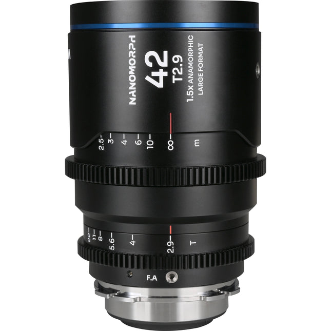 Venus Optics Laowa Nanomorph 42mm T2.9 Anamórfico Óptica Profesional 1.5x ARRI PL Canon EF Blue Flare