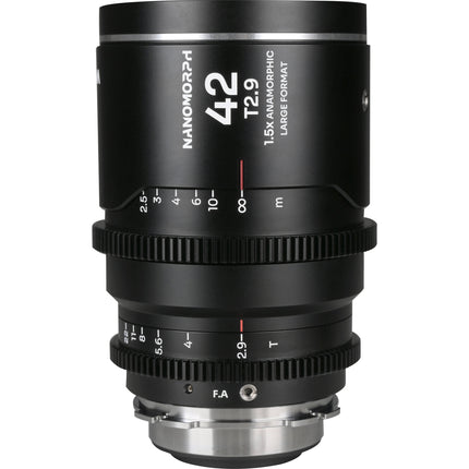 Venus Optics Laowa Nanomorph 42mm T2.9 LF Lente Anamórfica 1.5x Factor 270° Enfoque