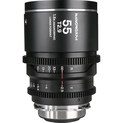 Venus Optics Laowa Nanomorph 55mm T2.9 Lente Anamórfica 1.5x con Monturas ARRI PL y Canon EF
