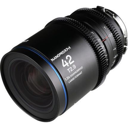 Venus Optics Laowa Nanomorph 42mm T2.9 Anamórfico Óptica Profesional 1.5x ARRI PL Canon EF Blue Flare