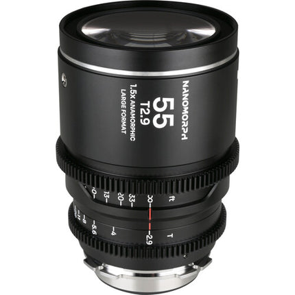 Venus Optics Laowa Nanomorph 55mm T2.9 Lente Anamórfica 1.5x con Monturas ARRI PL y Canon EF