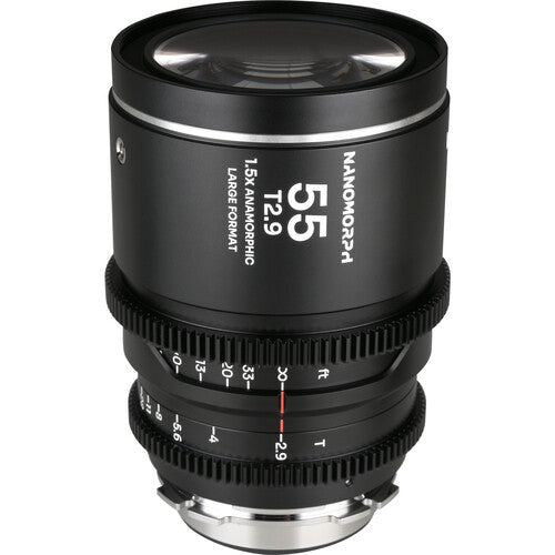 Venus Optics Laowa Nanomorph 55mm T2.9 Lente Anamórfica 1.5x con Monturas ARRI PL y Canon EF