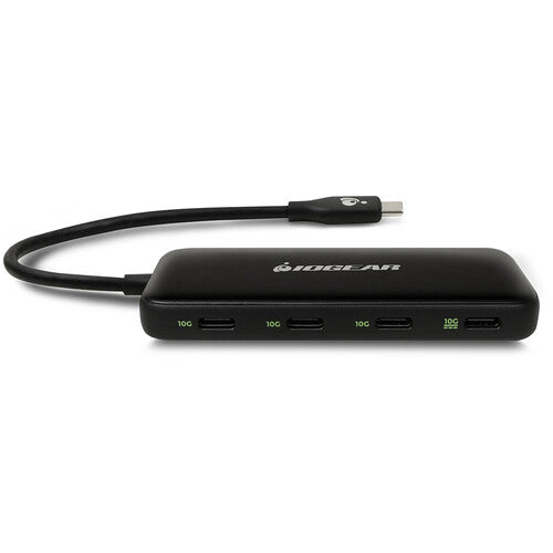 IOGEAR Hub USB-C 4 Puertos 3.2 Gen 2 10 Gb/s 100W Power Delivery
