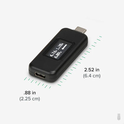 Plugable USB-C Probador de Amperaje y Voltaje 240W OLED 5-48V