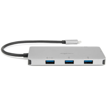 Rocstor USB-C Adaptador Multipuerto 8 en 1 con 2 HDMI y 3 USB-A