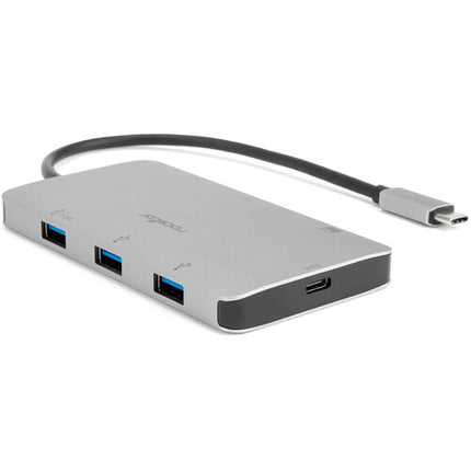 Rocstor USB-C Adaptador Multipuerto 8 en 1 con 2 HDMI y 3 USB-A
