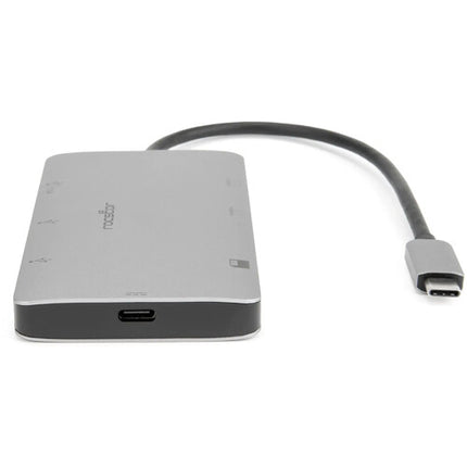 Rocstor USB-C Adaptador Multipuerto 8 en 1 con 2 HDMI y 3 USB-A