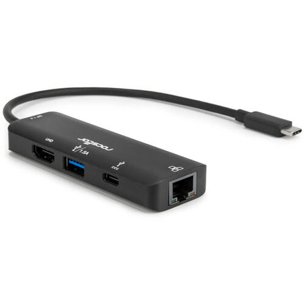 Rocstor USB-C 4-en-1 Adaptador Multi Puerto HDMI 4K 60Hz 100W PD