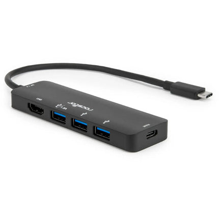 Rocstor USB-C Adaptador Multipuertos 5 en 1 4K HDMI 100W PD