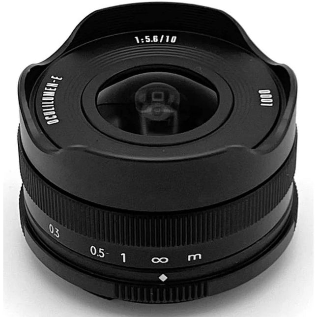 Artra Lab Oculilumen 10mm f5.6 Lente Ojo de Pez Ultrapanorámico APS-C 172° Campo de Visión