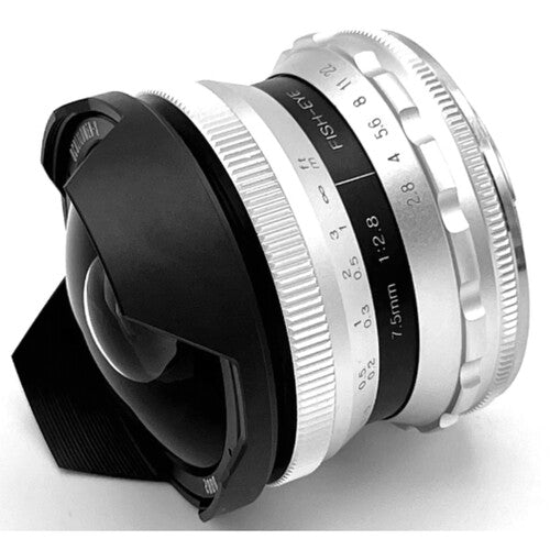 Artra Lab Oculilumen Lente Ojo de Pez 7.5mm f2.8 Nikon Z Plata APS-C 180°