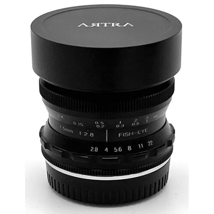 Artra Lab Oculilumen Lente Ojo de Pez 7.5mm f2.8 Nikon Z Plata APS-C 180°