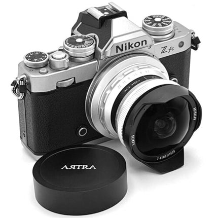 Artra Lab Oculilumen Lente Ojo de Pez 7.5mm f2.8 Nikon Z Plata APS-C 180°