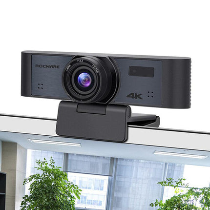 ROCWARE RC16 Webcam de videoconferencia UHD 4K 30 fps 110° AI