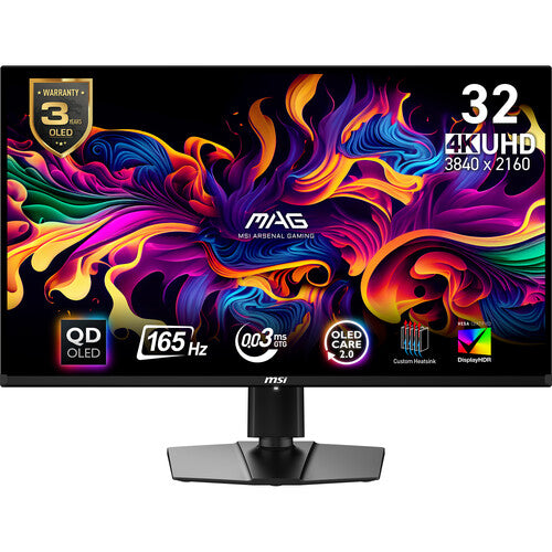 MSI MAG 321UP QD-OLED Monitor Gaming 31.5" 4K 165 Hz HDR UHD
