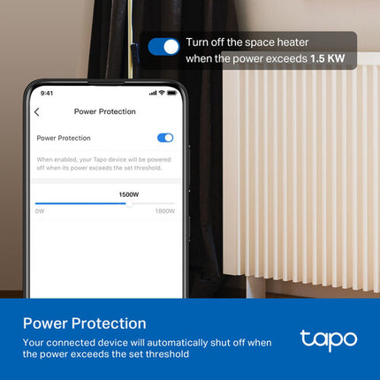 TP-Link Tapo P110M Enchufe Inteligente Wi-Fi 2.4 GHz Control Remoto 4 Pack