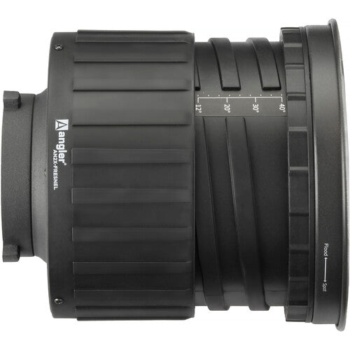 Angler 2X Fresnel para Montura Bowen S Lente de Vidrio 6 Pulgadas 300W Máx con Estuche