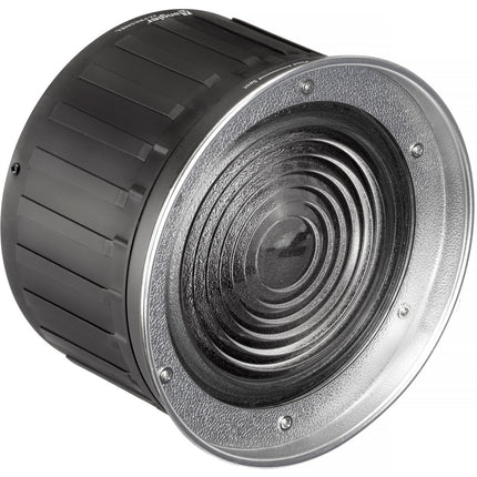 Angler 2X Fresnel para Montura Bowen S Lente de Vidrio 6 Pulgadas 300W Máx con Estuche