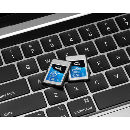 OWC 240GB Atlas Pro CFexpress 4.0 Tipo A Tarjeta de Memoria 1850 MB/s Lectura 1700 MB/s Escritura