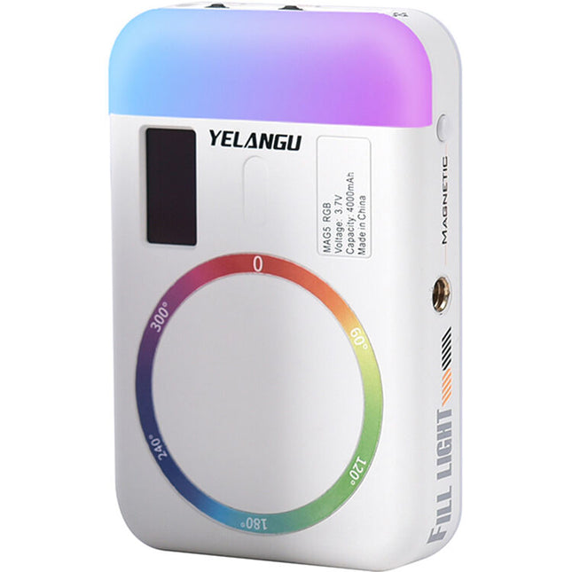 YELANGU MAG5 RGB Panel LED Doble Cara 6W 2500-9000K Batería Integrada