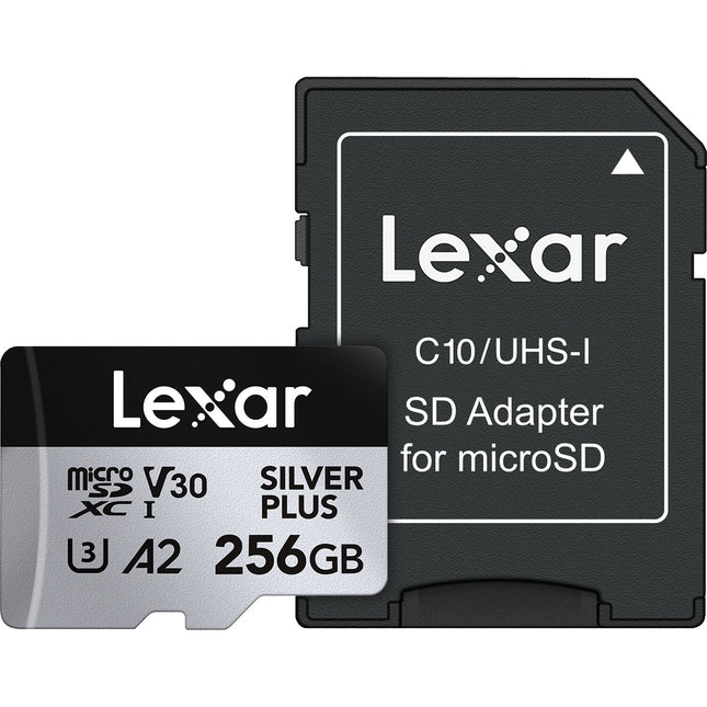 Lexar 256GB microSDXC Profesional SILVER PLUS UHS-I 205MB/s SD Adapter 5-Pack