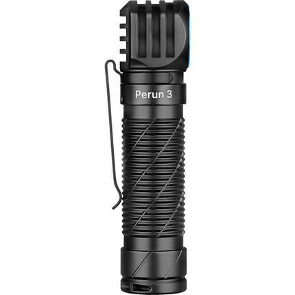 Olight Perun 3 Linterna Recargable LED Ángulo Derecho 3000 Lúmenes Batería 5000mAh Negra