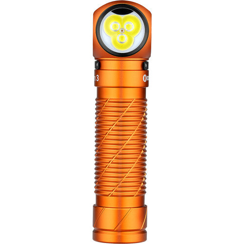 Olight Perun 3 Linterna LED Recargable 3000 Lúmenes 5000mAh con Banda Ajustable