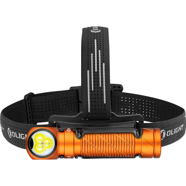 Olight Perun 3 Linterna LED Recargable 3000 Lúmenes 5000mAh con Banda Ajustable