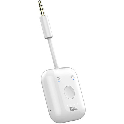 MEE audio Connect Air Adaptador de Audio Inalámbrico para Avión Blanco aptX y Streaming Dual