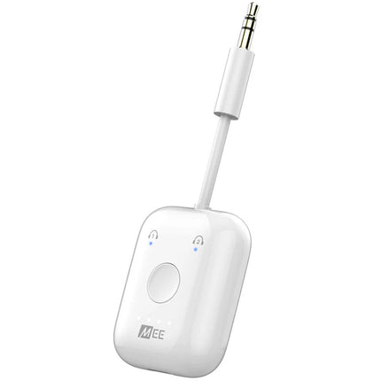 MEE audio Connect Air Adaptador de Audio Inalámbrico para Avión Blanco aptX y Streaming Dual