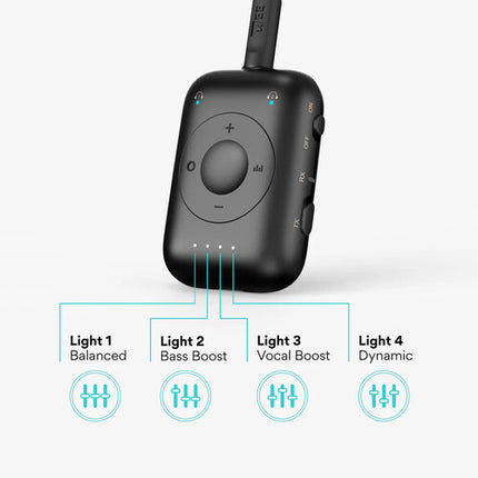 MEE audio Connect Air Pro transmisor receptor Bluetooth con 3.5mm y adaptador vuelo
