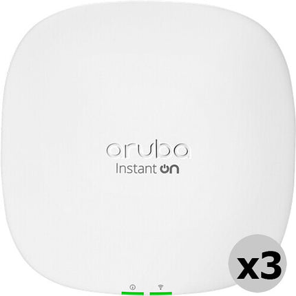 HPE Networking Instant On AP25 Punto de Acceso Dual-Banda Wi-Fi 6 5374 Mb/s 3-Pack