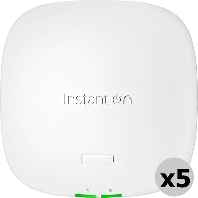 HPE Networking Instant On AP32 Punto de Acceso Wi-Fi 6E Tri Banda 3.6 Gb/s 5 Pack