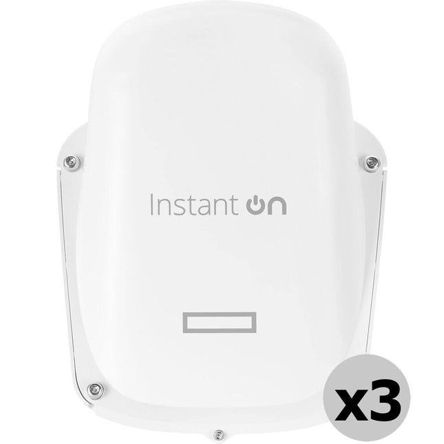 HPE Networking Instant On AP27 Punto de Acceso Wi-Fi 6 Dual-Banda Exterior 3-Pack IP67 Gigabit PoE+