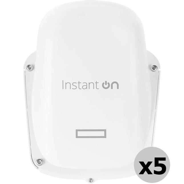 HPE Networking Instant On AP27 Punto de Acceso Exterior Wi-Fi 6 Dual-Banda IP67 5-Pack