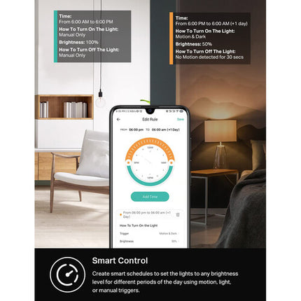 TP-Link ES20M Interruptor Regulador Inteligente Wi-Fi con Sensor de Movimiento 4 Pack