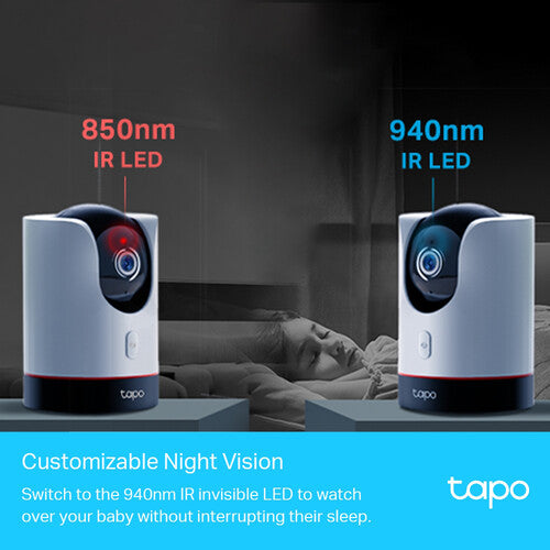 TP-Link Tapo C225 V2 Cámara de Seguridad Wi-Fi Interior 4MP 2560x1440 360° Panorámica 2-Pack