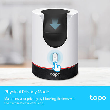 TP-Link Tapo C225 V2 Cámara de Seguridad Wi-Fi Interior 4MP 2560x1440 360° Panorámica 2-Pack