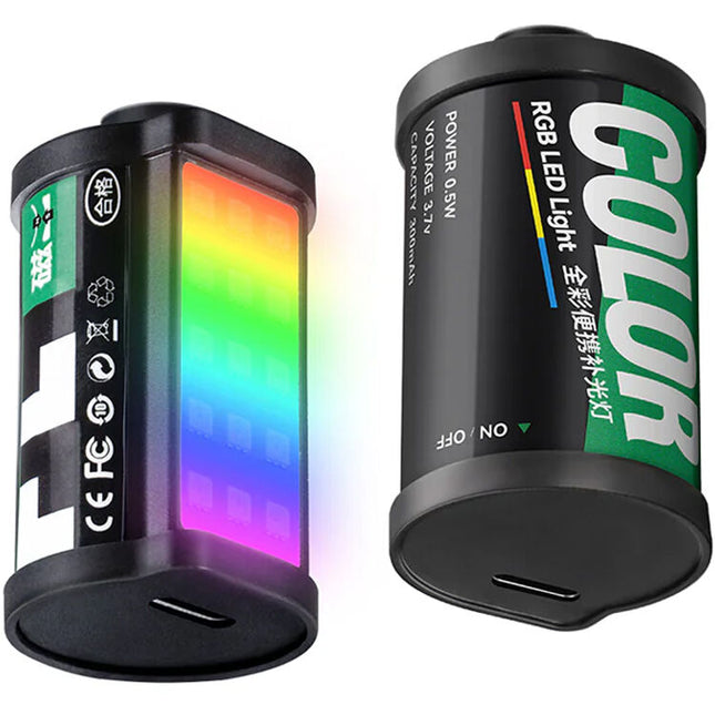 TTArtisan Mini luz LED RGB magnética 250 lúmenes batería 300mAh negra