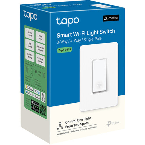 TP-Link Tapo S515 Interruptor Inteligente Wi-Fi 2.4 GHz con Monitor de Energía