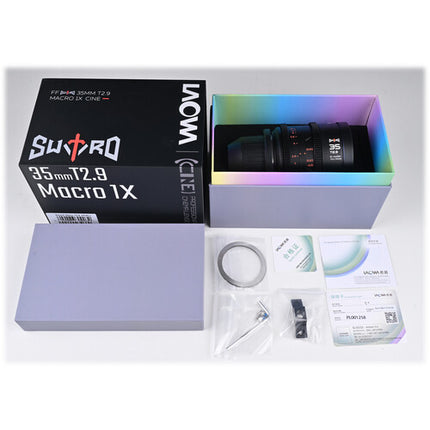 Venus Optics Laowa Sword 35mm T2.9 Lente Macro Cine Full Frame 1x