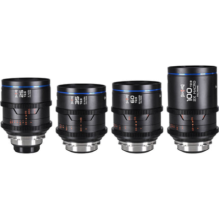 Venus Optics Laowa Sword Macro Cine Set 25 35 60 100mm T2.9 ARRI PL