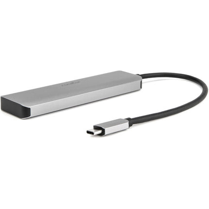 Rocstor USB-C 3.2 Gen 2 Adaptador Multi Puerto 4 en 1 Plata 4K 60Hz 100W PD