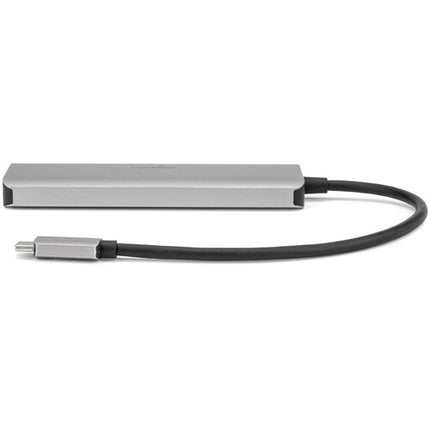 Rocstor USB-C 3.2 Gen 2 Adaptador Multi Puerto 4 en 1 Plata 4K 60Hz 100W PD