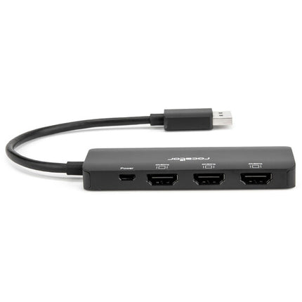 Rocstor Adaptador DisplayPort 1.4 a Triple HDMI 4K HDR HDCP 2.2