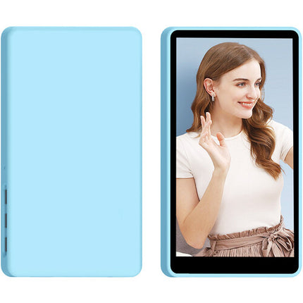 Funda de silicona magnética Shimbol CP5 azul para monitor CP5 y CP5 Lite protección contra golpes