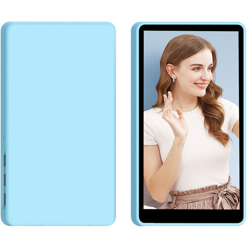 Funda de silicona magnética Shimbol CP5 azul para monitor CP5 y CP5 Lite protección contra golpes