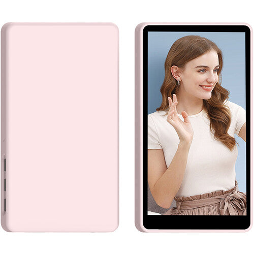 Funda de silicona magnética Shimbol CP5 rosa para monitor CP5 y CP5 Lite resistente a golpes